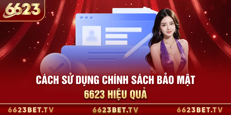 Chính sách bảo mật 6623 Cách sử dụng chính sách bảo mật 6623 hiệu quả