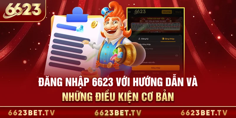 Đăng nhập 6623 với hướng dẫn và những điều kiện cơ bản