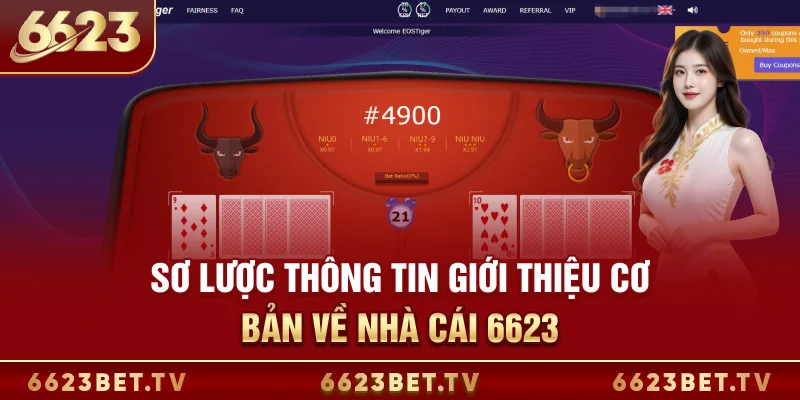 Giới thiệu 6623 Sơ lược thông tin giới thiệu cơ bản về nhà cái 6623