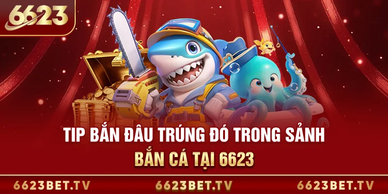 Bắn Cá 6623 Tip bắn đâu trúng đó trong sảnh bắn cá tại 6623